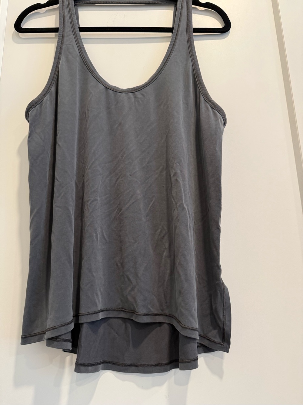 lululemon athletica Women's Gray Ease Of It All Scoop Neck Tank - Size 8 - Picture 8 of 14